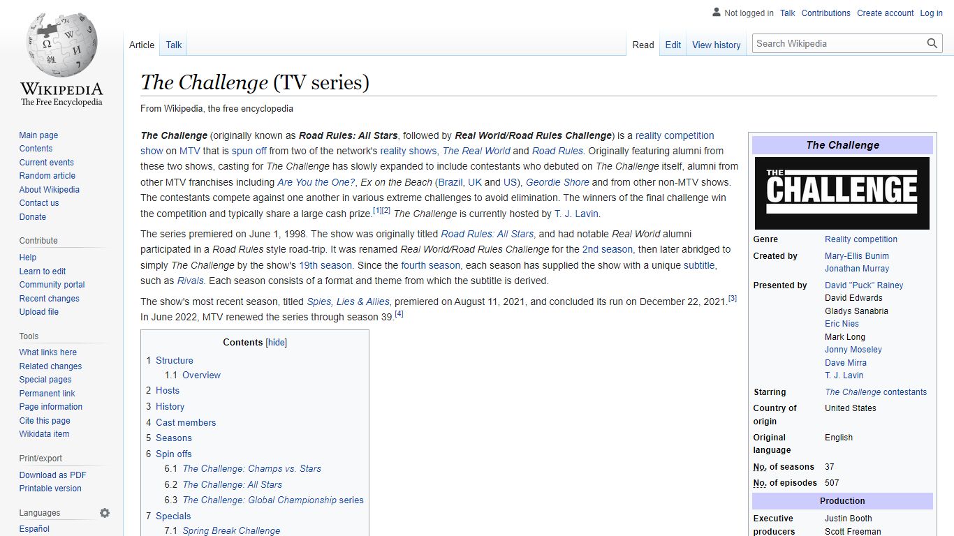 The Challenge (TV series) - Wikipedia